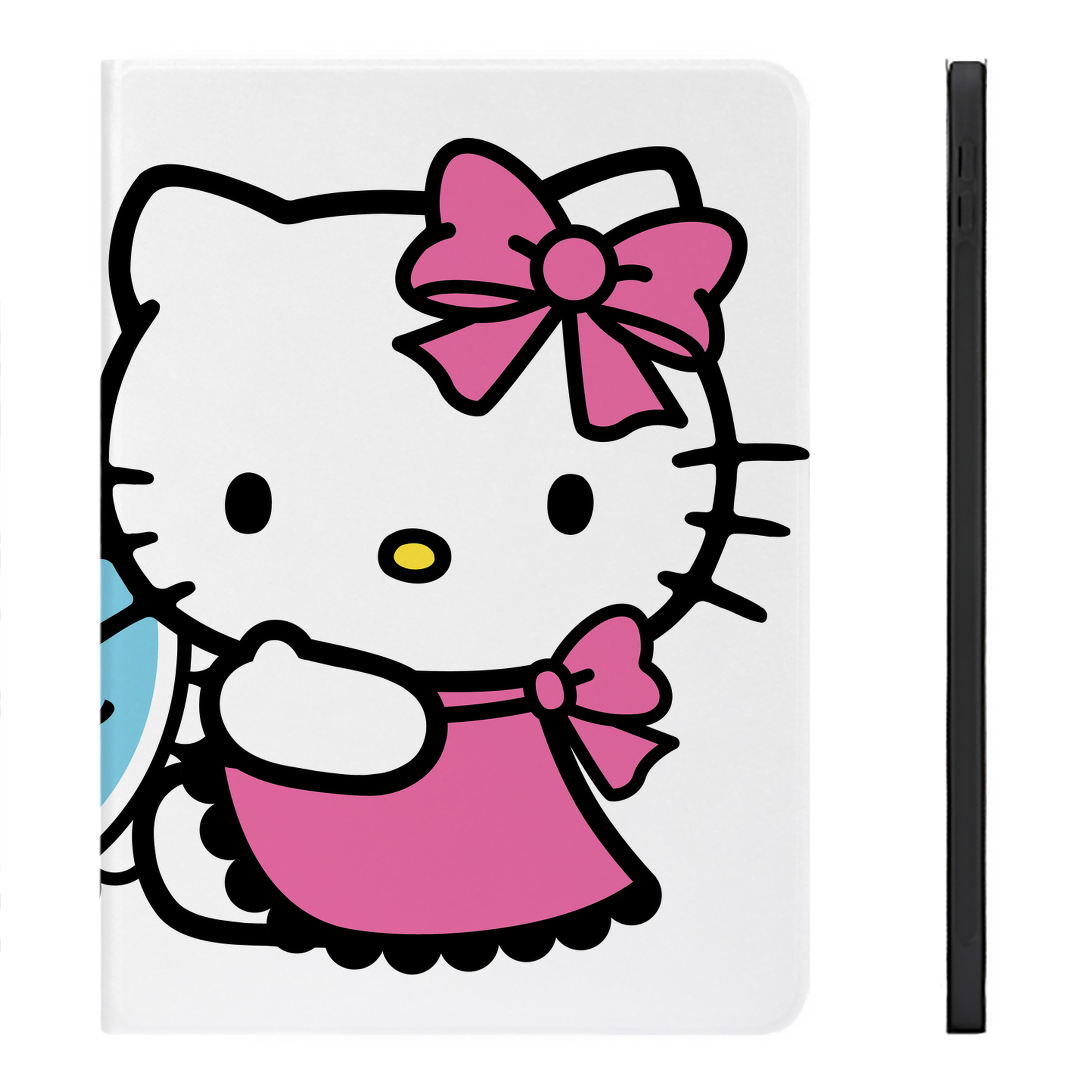 （画像用） Hello Kitty ハローキティ IPadケース ペンホルダー付き ブックスタイルデザイン